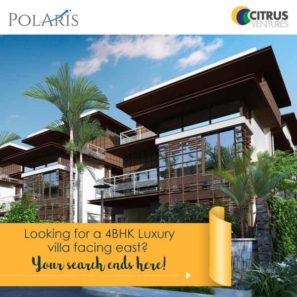 Live in tastefully designed villas with the combination of leisure and luxury at Citrus Polaris